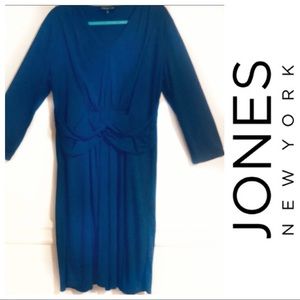 royal blue work dress